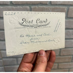 Vintage Halloween Whitney Postcard Witch Black Cat Owl Bat Parade Lantern JOL