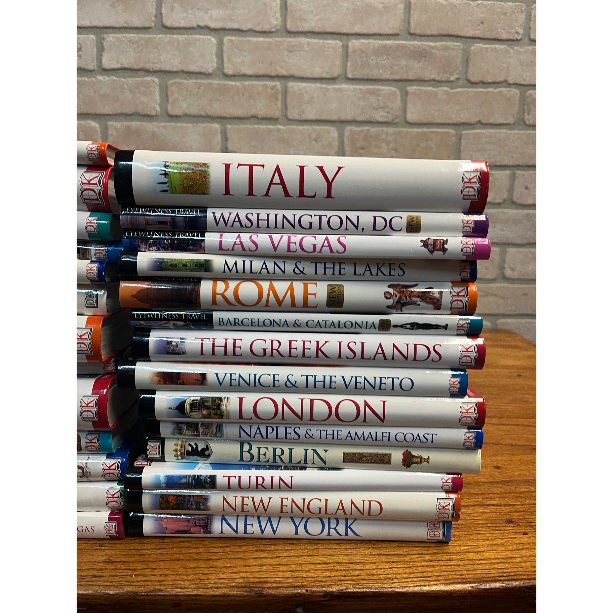 DK Eyewitness Travel Guide Lot -- 25 Books -- China, Italy, Paris, London, ++