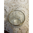 Vintage Hamm's Beer 3.25" Barrel Rim Tester Taster Sample Glasses Lot (2)