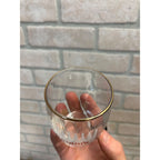 Vintage Hamm's Beer 3.25" Barrel Rim Tester Taster Sample Glasses Lot (2)