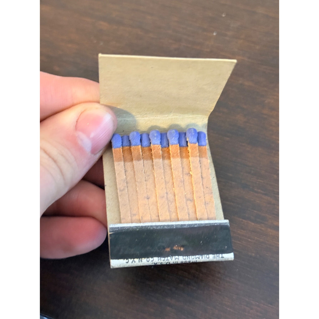 Vintage 1936 Texas Centennial Dallas Exposition UNSTRUCK Matchbook FULL