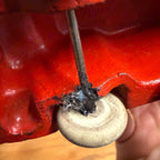 1938 Oldsmobile Six Sedan Auburn Rubber Made in USA 1930s Toy