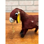 Vintage Donkey Windup Toy 1950s Japan Jumping Mule - Works