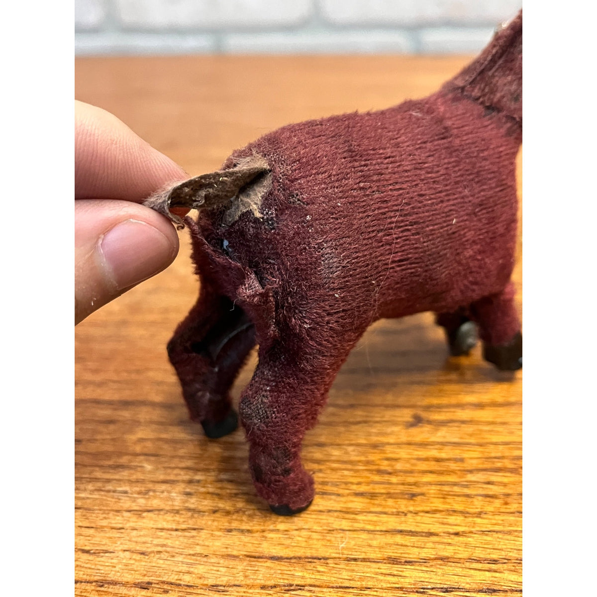 Vintage Donkey Windup Toy 1950s Japan Jumping Mule - Works