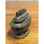Vintage Silverplate "Queen Anne" Refillable Tabletop Lighter By Ronson MCM Smoking Accessory