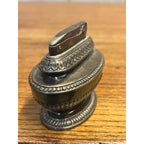 Vintage Silverplate "Queen Anne" Refillable Tabletop Lighter By Ronson MCM Smoking Accessory