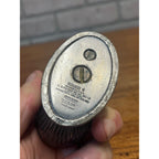 Vintage Silverplate "Queen Anne" Refillable Tabletop Lighter By Ronson MCM Smoking Accessory