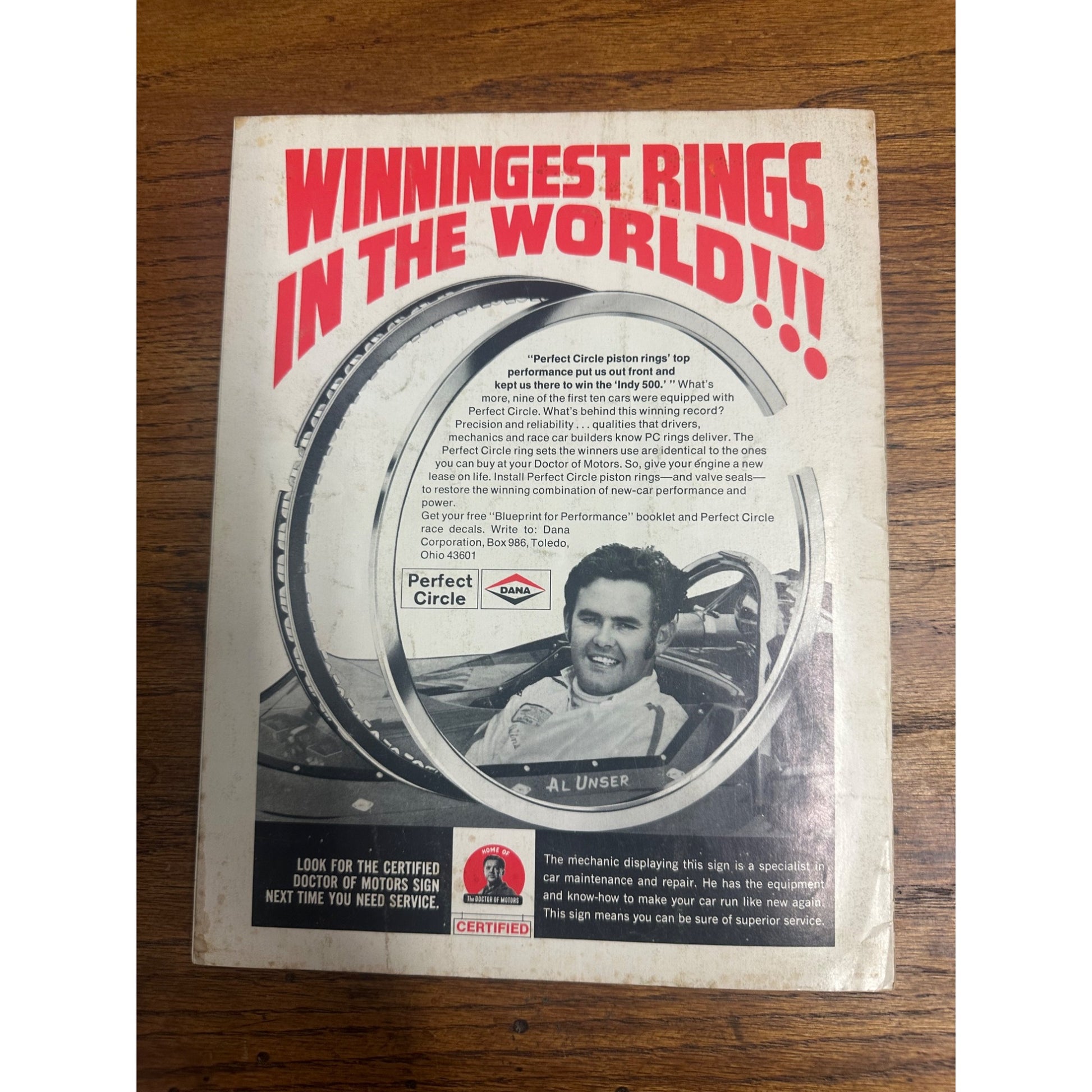 1971 Governor's Cup 250 Mile Race National Championship Souvenir Program Wisconsin