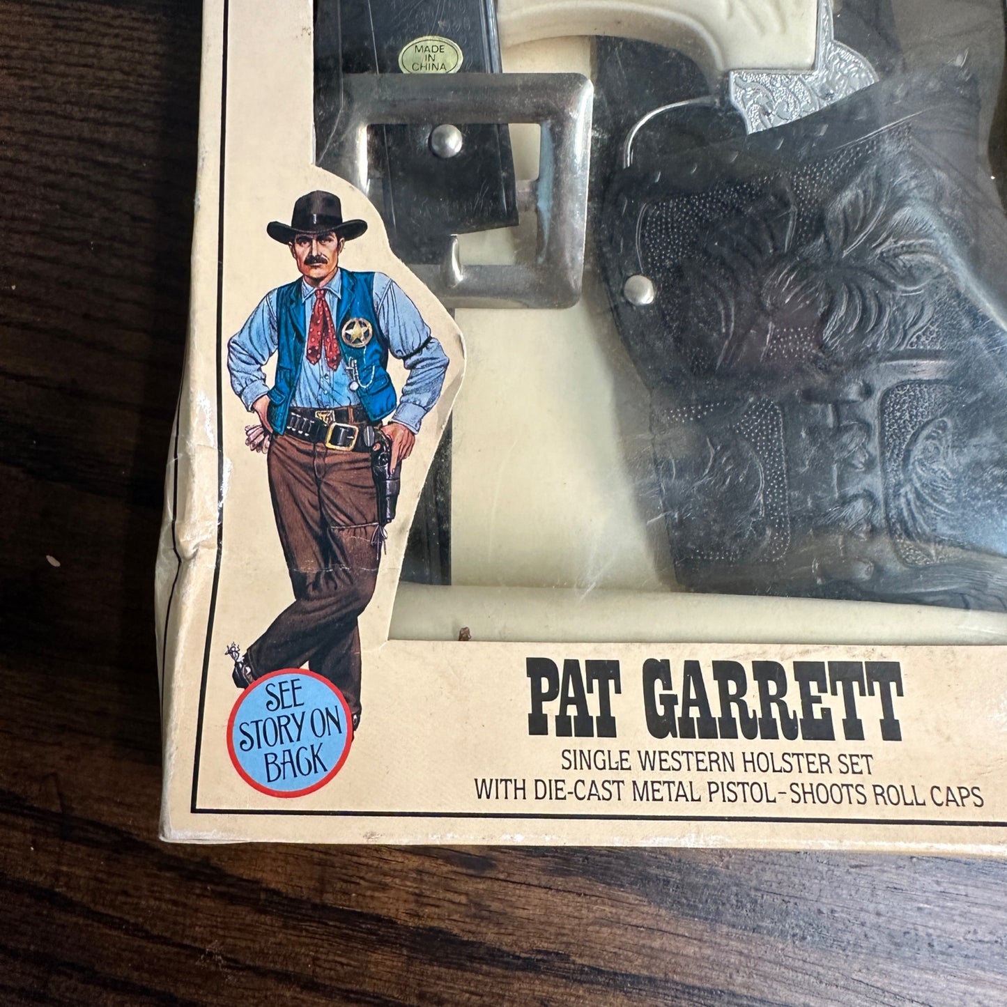 Legend by Daisy Pat Garrett Single Western Holster Set Die-Cast Metal Pistol NEW