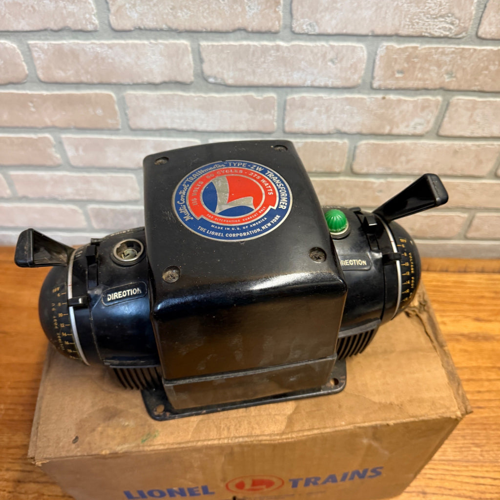 Vintage Lionel ZW Trainmaster 275W Transformer Postwar O Gauge w/ Original Box As-Is
