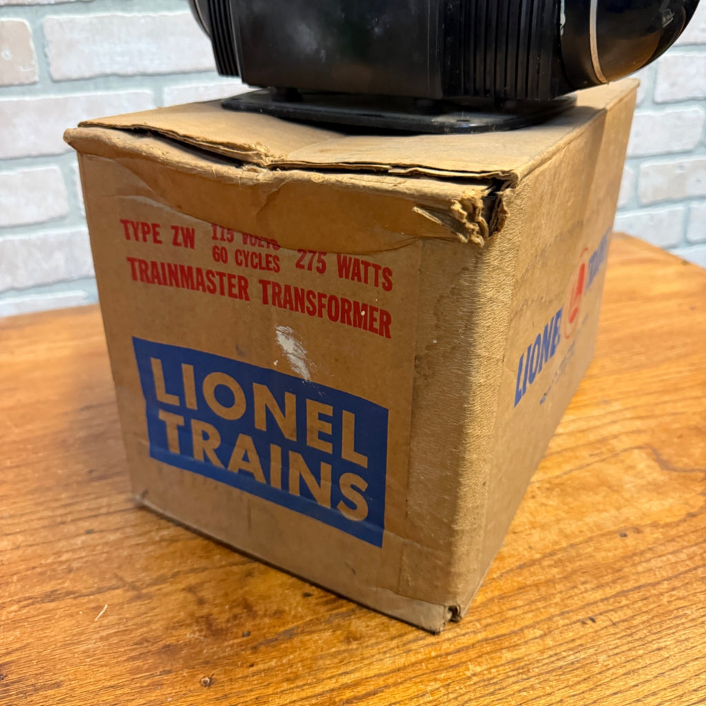 Vintage Lionel ZW Trainmaster 275W Transformer Postwar O Gauge w/ Original Box As-Is