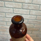Vintage Lilly Drug Raspberry Leaves Fluid Extract Bottle Empty