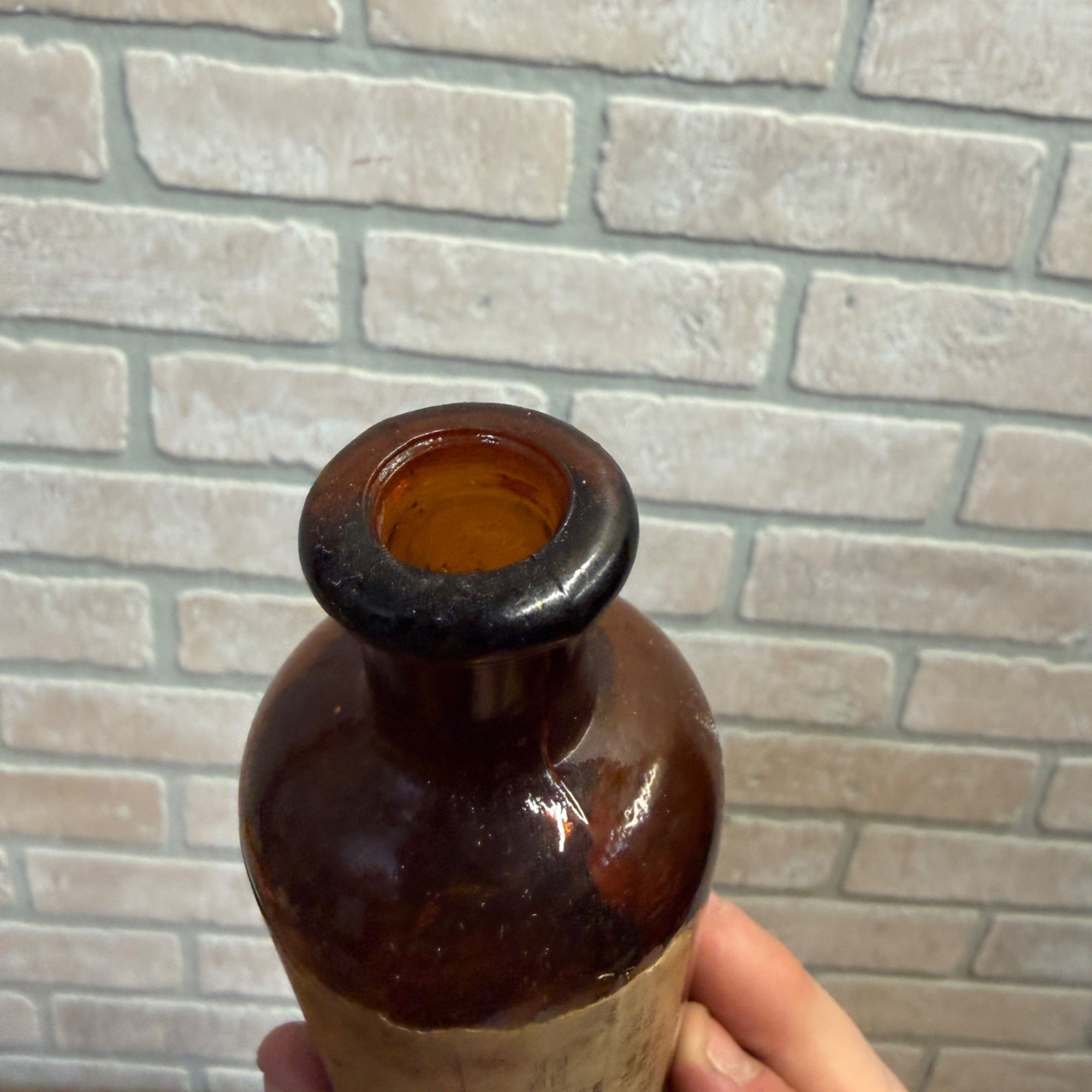 Vintage Lilly Drug Raspberry Leaves Fluid Extract Bottle Empty