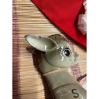 Vintage 1967 Royal Ensemble Donkey Salt Pepper Shakers Placemat Napkin Set NOS