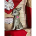 Vintage 1967 Royal Ensemble Donkey Salt Pepper Shakers Placemat Napkin Set NOS