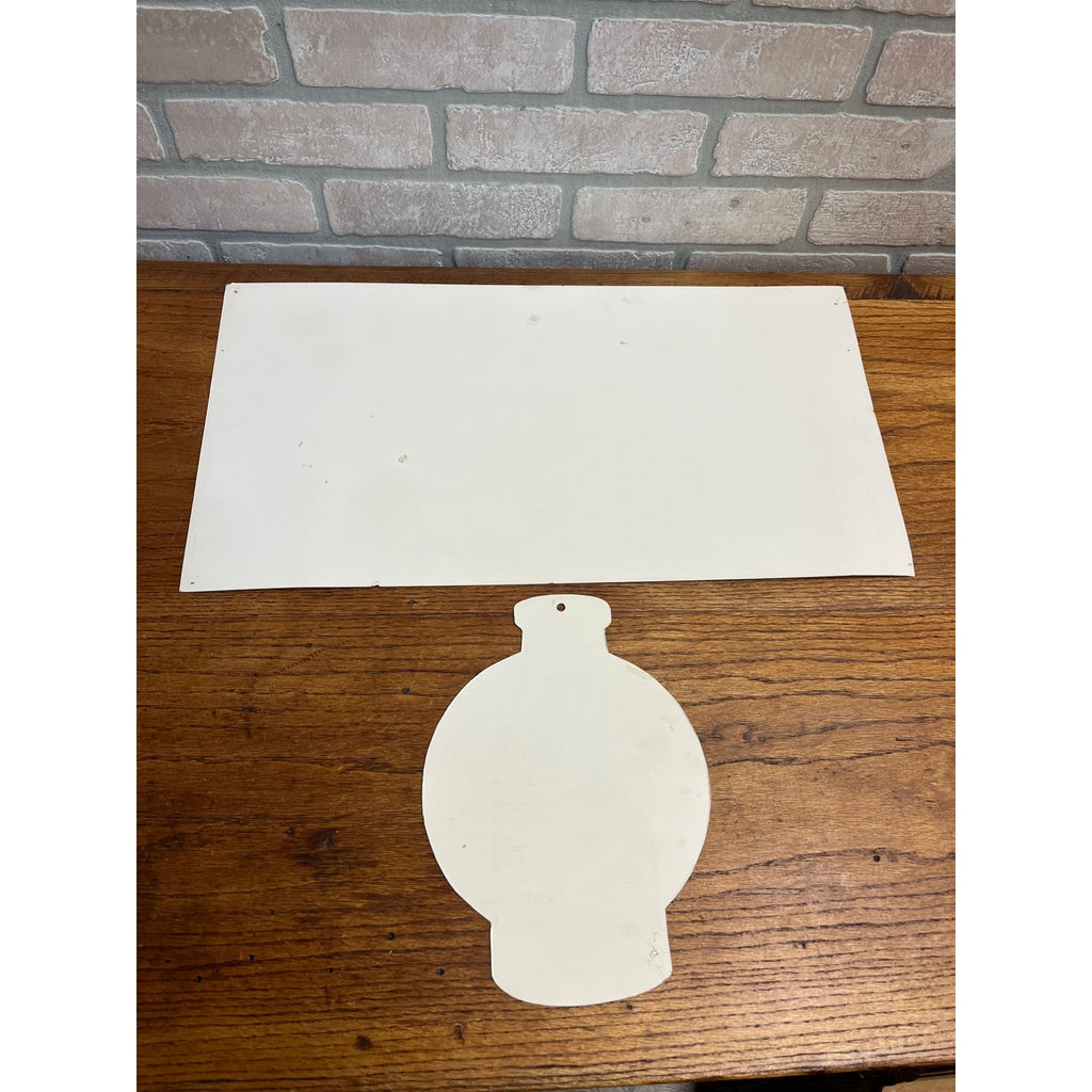 Vintage 1940s Gridley Dairy Milwaukee Wisconsin Cardboard Advertising Sign Store Display