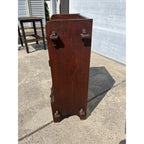 Original Antique Arts & Crafts Mission Quartersawn Oak Gentlemen's Bar Cabinet