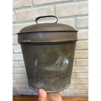 Antique 1920s Primitive Farmhouse Metal Bunt Fruit Cake Baking Mold By FRIES Co.
