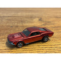 1968 Hot Wheels Redline Custom Mustang Red US -- EXCELLENT MINTY