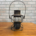 Chicago Milwaukee St Paul Railroad Adlake Kerosene Lantern Kero Clear Embossed Globe