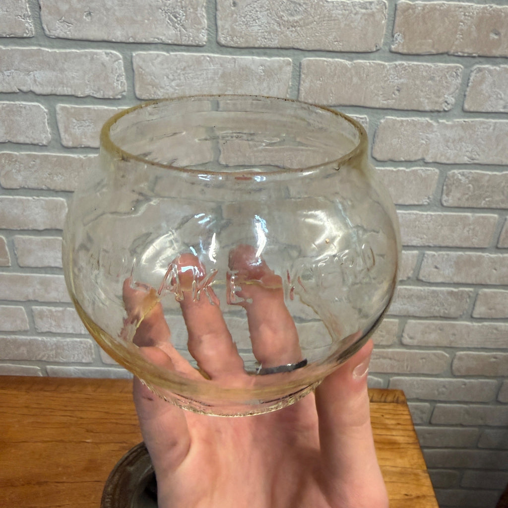 Chicago Milwaukee St Paul Railroad Adlake Kerosene Lantern Kero Clear Embossed Globe