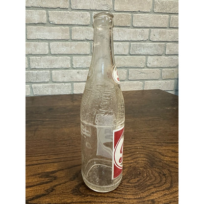 Vintage 1950s Pepsi Cola 12oz Glass Red White Soda Bottle - Lynchburg VA