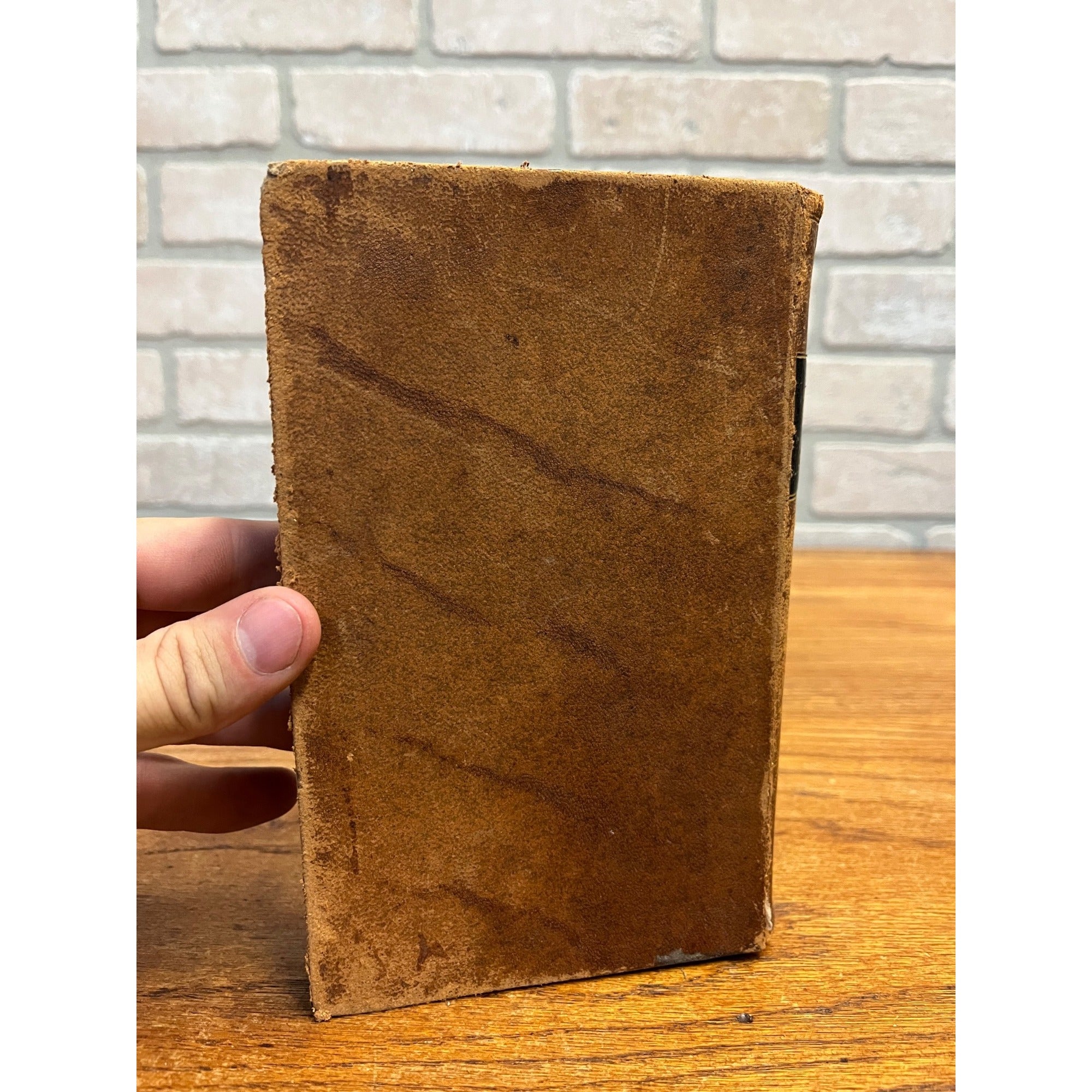 1848 Sanders The School Reader Fifth Volume Hardcover Book Revised Edition Antique