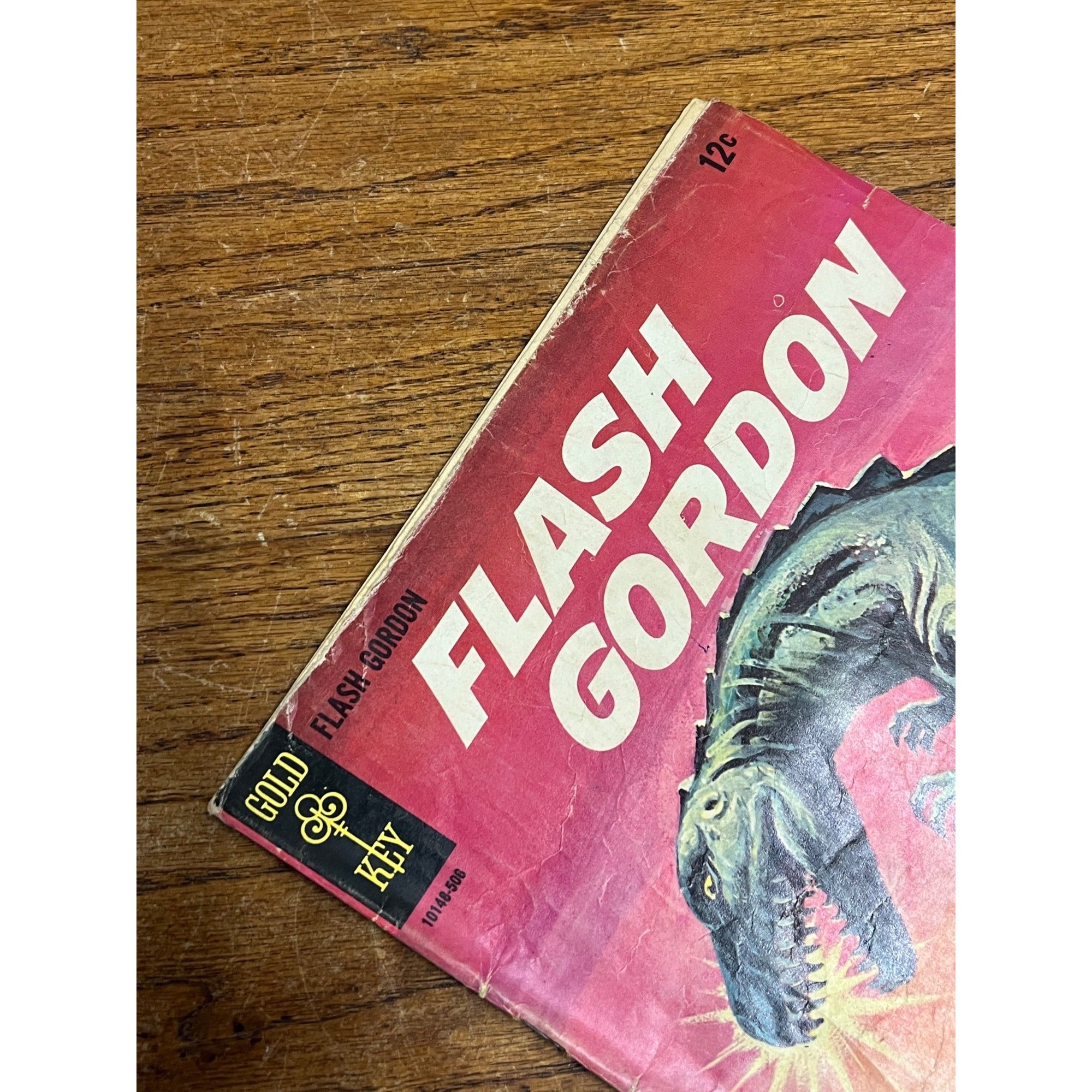 Gold Key FLASH GORDON No. 1 (1965) The Eyes of Opto Dinosaur Silver Age - Good