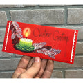 Vintage 1950s Christmas Greetings Gift Envelope Card Mid-Century Rust Craft
