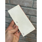 Vintage 1950s Christmas Greetings Gift Envelope Card Mid-Century Rust Craft