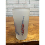 Vintage Federal Frosted Glass Pennsylvania Valley Forge Washingtons Headquarters