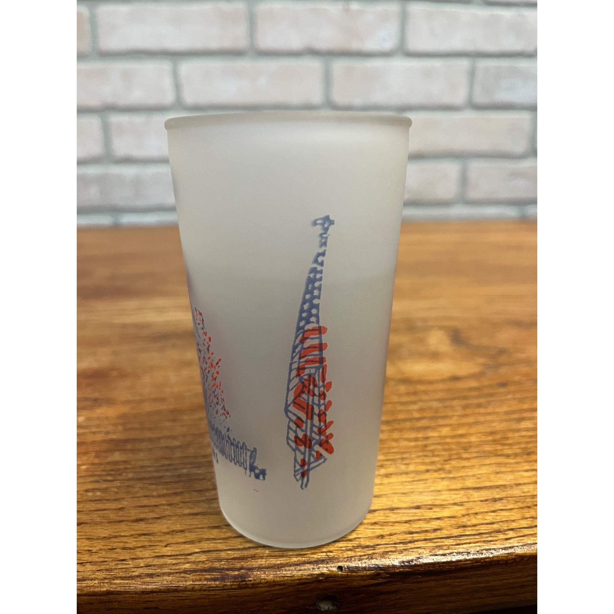 Vintage Federal Frosted Glass Pennsylvania Valley Forge Washingtons Headquarters