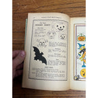 1946 October Halloween Cover Children's Play Mate Magazine 2 Witches on Broom