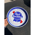 1981 Pabst Blue Ribbon Beer Tray Real Taste Of Beer Give That Man A Blue Ribbon