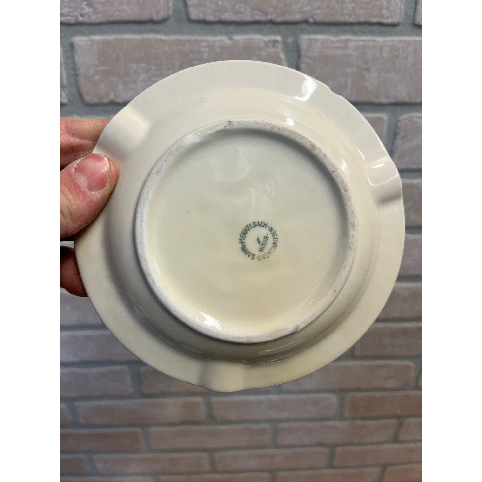 Vintage Ftonigsbacher Brauerei Noblens Ceramic Ashtray Germany German