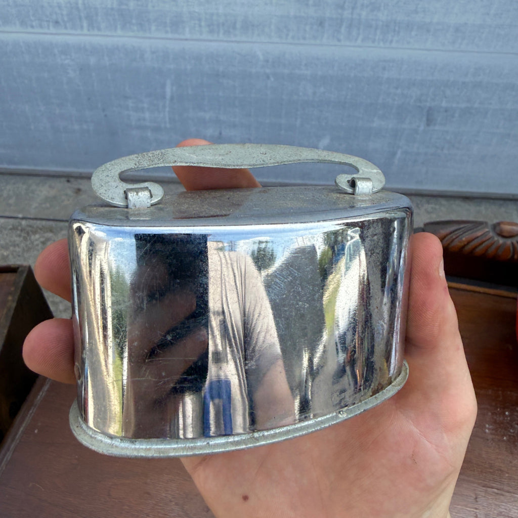 Vintage 1920s First National Bank Ripon Wisconsin Banthrico Coin Bank - NO KEY