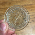 Antique S Clamp Shies Fruit Canning Jar 2" Lid "S" Embossed Patent 1898 Jan. 11