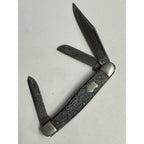 Old Vintage Western USA 658 Stockman Folding Pocket Knife For Restore