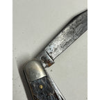 Old Vintage Western USA 658 Stockman Folding Pocket Knife For Restore