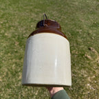 Antique Weir 1 Gal. Stoneware Crock Jar - Cincinnati Extracts Advertising