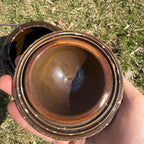 Antique Weir 1 Gal. Stoneware Crock Jar - Cincinnati Extracts Advertising