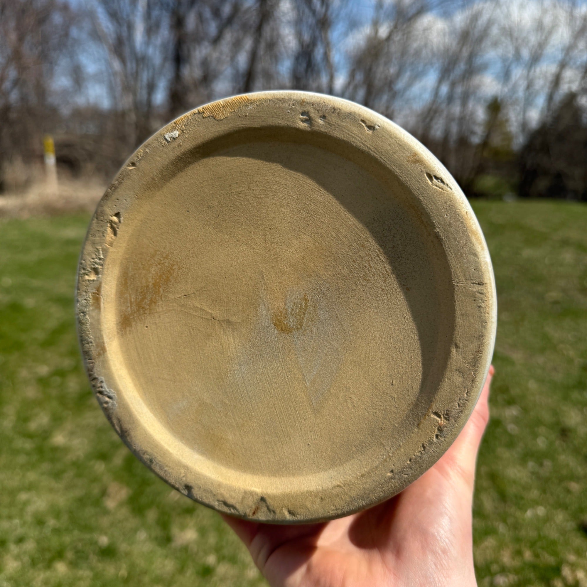 Antique Weir 1 Gal. Stoneware Crock Jar - Cincinnati Extracts Advertising