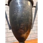 Vintage 1933 Baseball Trophy Cup Bat Handle Ripon Wisconsin Central State League