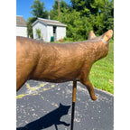 Vintage Copper Running Fox Weathervane By John Garret Thew Folk Art