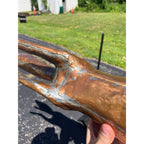 Vintage Copper Running Fox Weathervane By John Garret Thew Folk Art