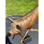 Vintage Copper Running Fox Weathervane By John Garret Thew Folk Art