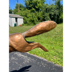 Vintage Copper Running Fox Weathervane By John Garret Thew Folk Art