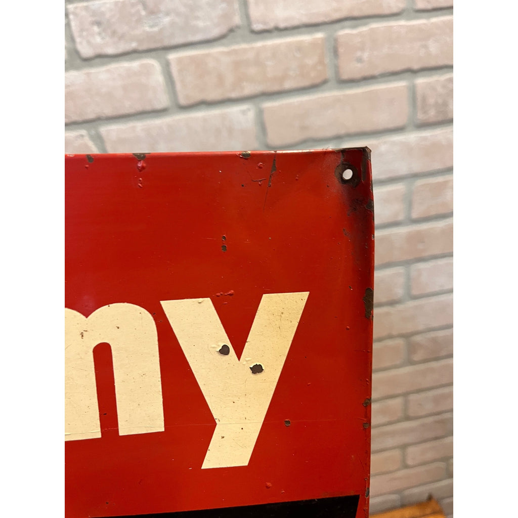 Vintage 1940s Delco-Remy Original Equipment Electrical Service Parts Sign