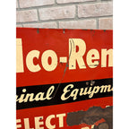 Vintage 1940s Delco-Remy Original Equipment Electrical Service Parts Sign