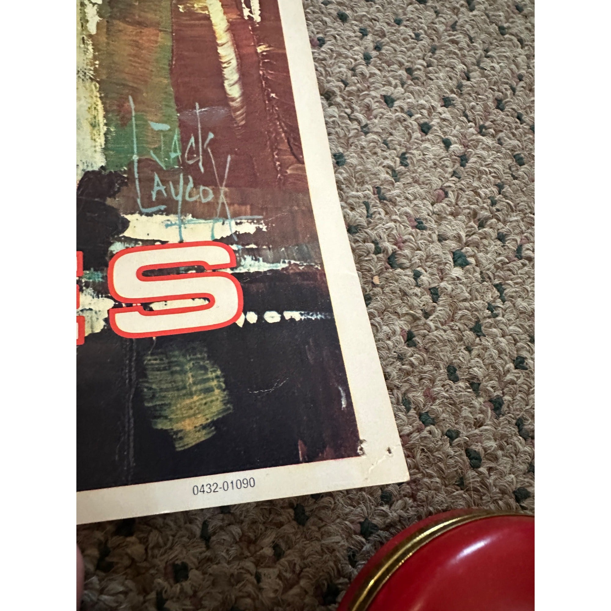 RARE Original Vintage Fly Delta Airlines New Orleans Poster Airport Travel